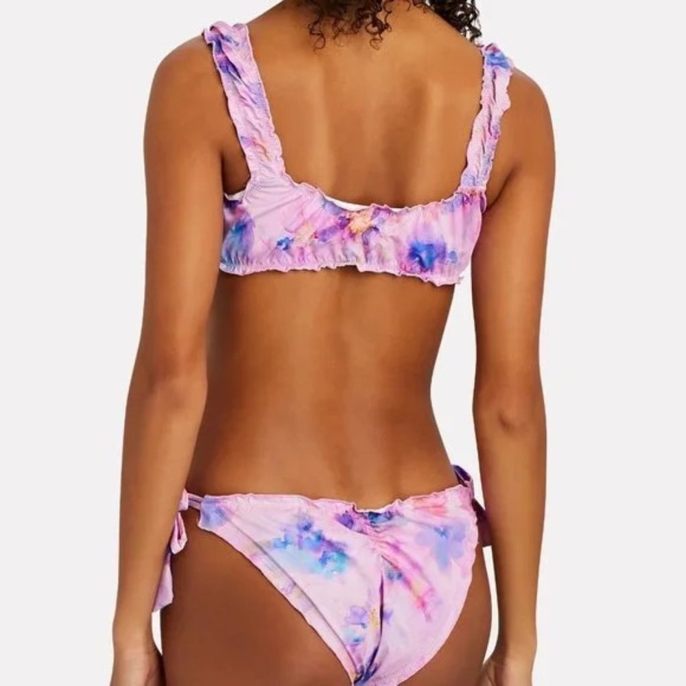 Frankie S Bikinis Colby Ruffle Bikini Set In Watercol Gem